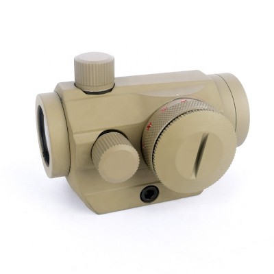 Maicro Red dot Scope Hunting Optics Riflescope Tactical Mini 5 MOA Red Green Dot Sight in Tan color