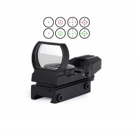 optic riflescope Holographic Reflex Red Green Dot Sight Scope with 4 Type Reticle For 21mm Rails