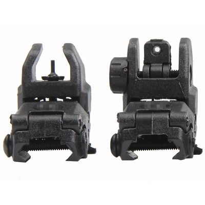 Plastic AR15 Front Rear Sight Rapid Transition Pops up Sight For AR-15