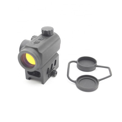 Golden Future Optics 1x21 Red Dot Sight Scope with 20mm Weaver QD riser rail Mount Base