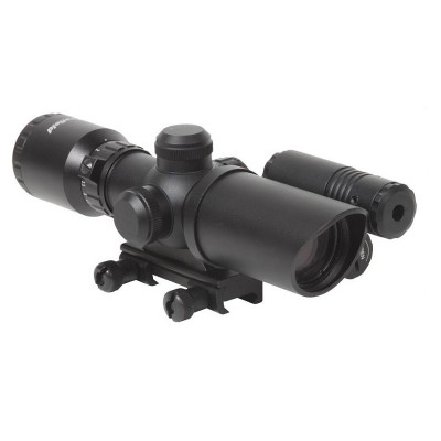 1.5-5x32 illuminated riflescope with green laser sight