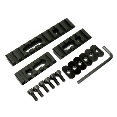 Aluminum Airsoft Air Gun Rifle Hunting MOE Handguard RIS Weaver Rail 3pcs Set for PTS MOE Handguard