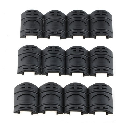 Rubber covers for handguard quad rail